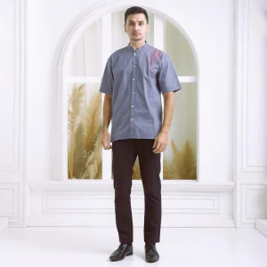 Baju Muslim Atasan Koko Dewasa Katun Warna Sakha FKA-PW-006